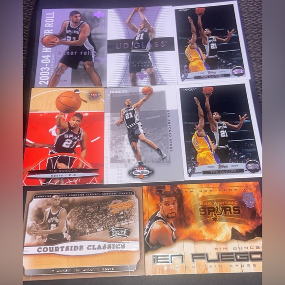 Tim Duncan cards (8) 2001-2004 - Picture 1 of 6